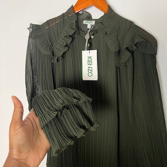 Kenzo Micro-Pleated Dress - Picture 8 of 12